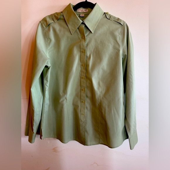 Coldwater Creek Women’s 10 Blouse Spring Career Classic Grad No-Iron Wedding - Picture 1 of 8